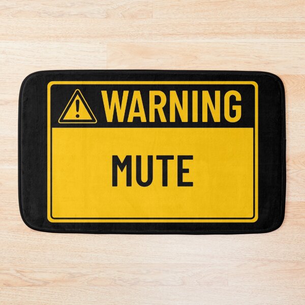 Item preview, Warning: Mute designed and sold by mr-k-store.