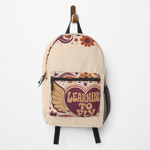 Item preview, Learning To Fly | Vintage Flower Power Heart designed and sold by ScanMood.