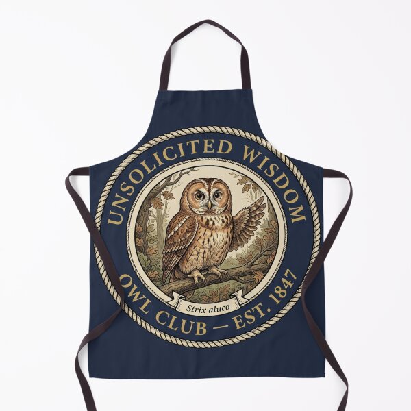 Item preview, Unsolicited Wisdom Owl Club European Wildlife Badge designed and sold by CalmCapy Co.