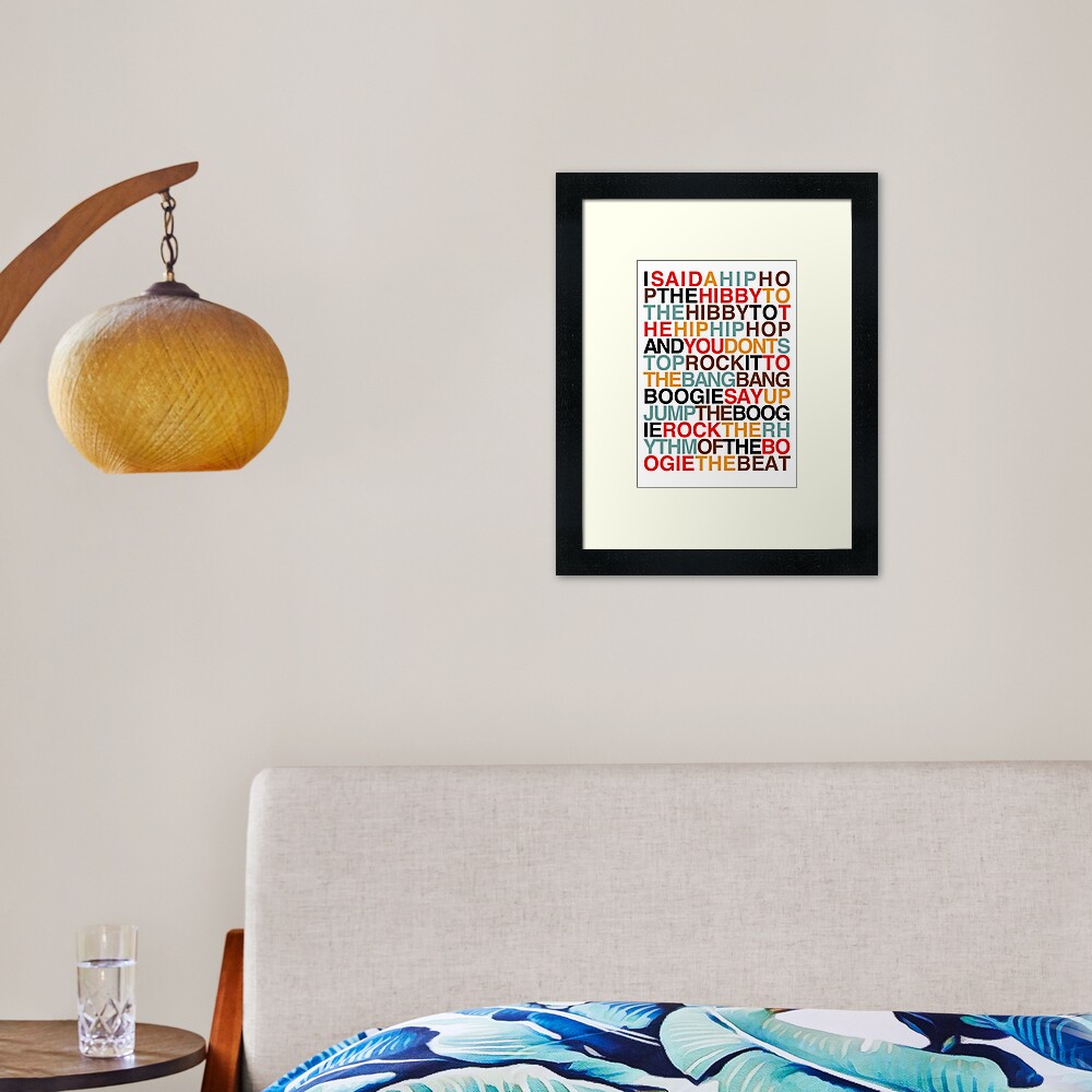 Rapper's Delight - Sugarhill Gang Framed Art Print