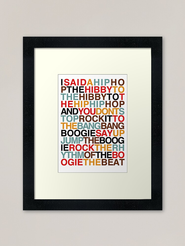 Alternate view of Rapper's Delight - Sugarhill Gang Framed Art Print