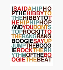 Rapper's Delight - Sugarhill Gang Photographic Print