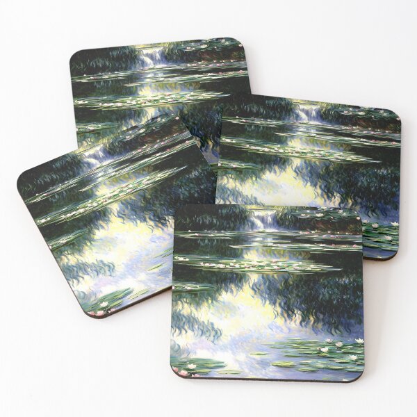 Item preview, Water Lilies: Impression of Reflections & Blossoming Surfaces (25) designed and sold by artdesignsnow.