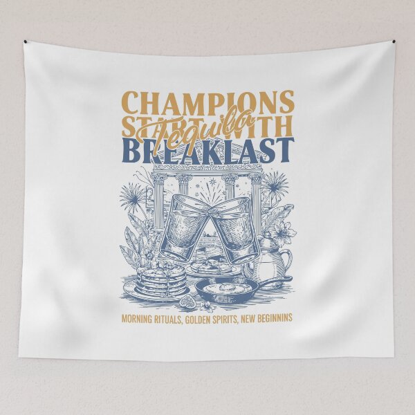 Item preview, Breakfast Champions Start With Tequila Breakfast designed and sold by LuminOrb.