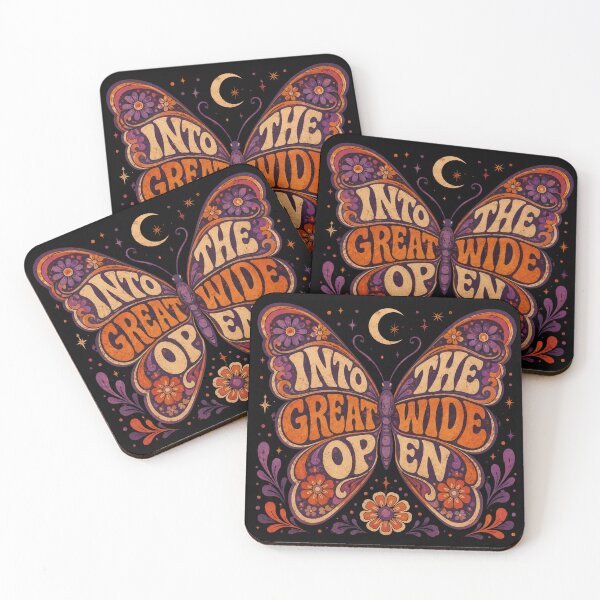 Item preview, Into The Great Wide Open – Retro Psychedelic Butterfly designed and sold by ScanMood.