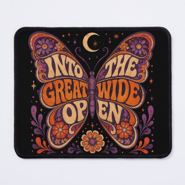 Item preview, Into The Great Wide Open – Retro Psychedelic Butterfly designed and sold by ScanMood.