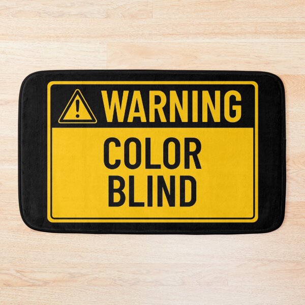 Item preview, Warning: Color Blind designed and sold by mr-k-store.
