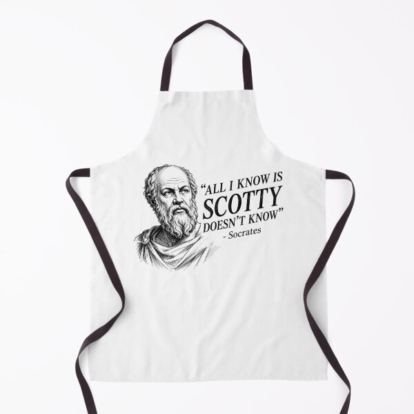 Item preview, All I Know is Scotty Doesn’t Know Socrates Quotes designed and sold by Randomera.