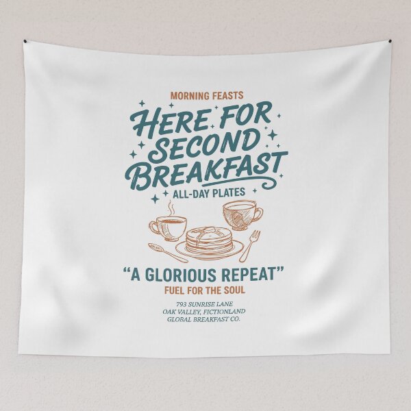 Item preview, Breakfast Here For Second Breakfast Brunch Coffee designed and sold by LuminOrb.
