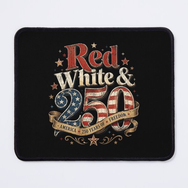 Item preview, Red White 250 Years American 1776 2026 250th USA Patriotic designed and sold by OlakunleOloroz.