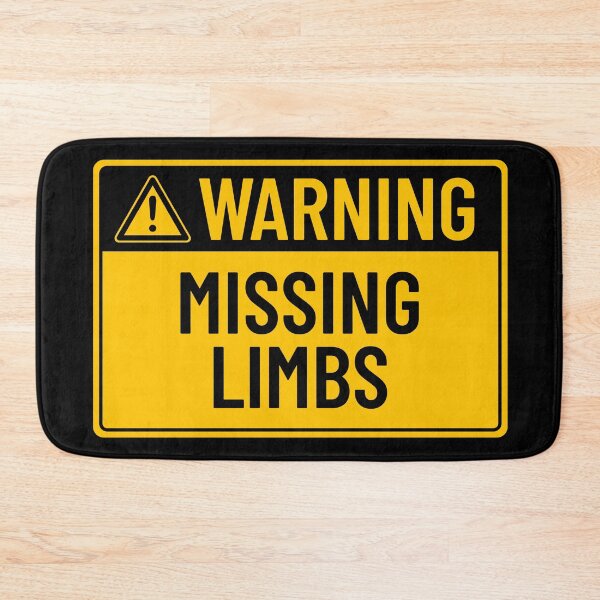 Item preview, Warning: Missing Limbs designed and sold by mr-k-store.