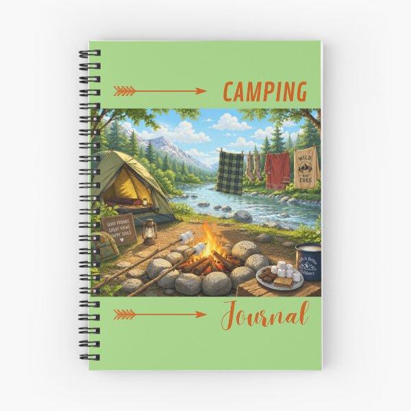 Item preview, A Camping Adventure Journal - Campfire Memories designed and sold by PureHopeStudio.