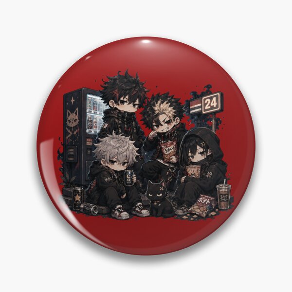Item preview, Chibi Anime Snack Crew designed and sold by MoodSupplyStudio.
