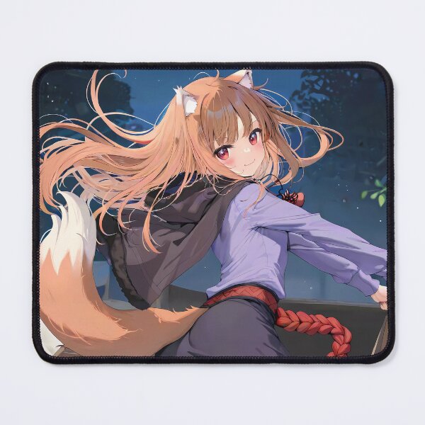 Item preview, Holo spice and wolf Starlit Wagon Ride Night Sky designed and sold by MartyHinson.