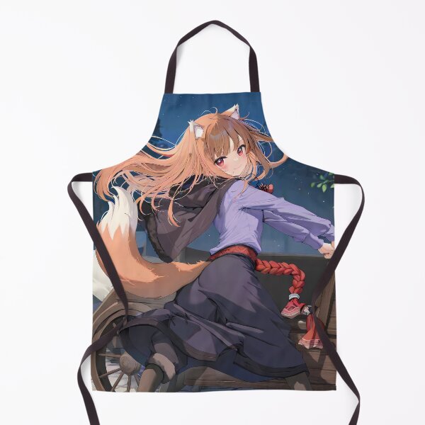 Item preview, Holo spice and wolf Starlit Wagon Ride Night Sky designed and sold by MartyHinson.
