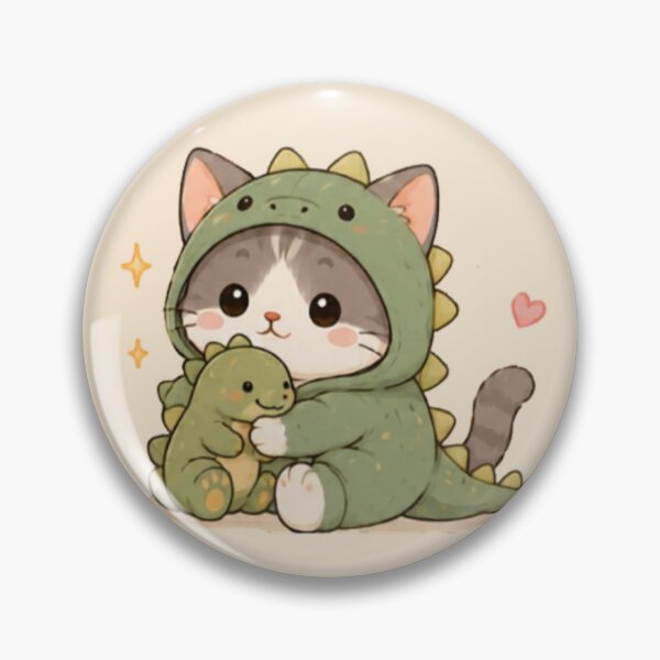 Item preview, Cute Dino Cat designed and sold by MellowMunchkins.