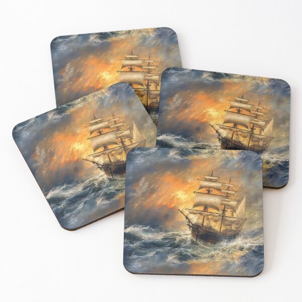 Item preview, The Flying Dutchman – Wagner Opera Painting designed and sold by helgekerler.