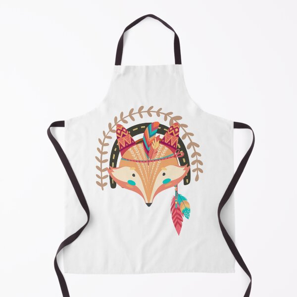 Item preview, Cute Boho Fox with Feathers designed and sold by yuki-hana.