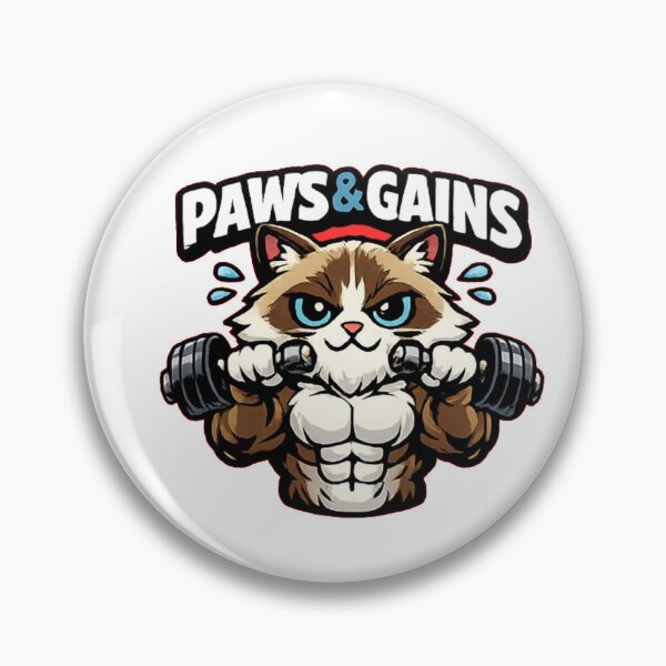 Item preview, Paws & Gains designed and sold by DailyQuestPrint.