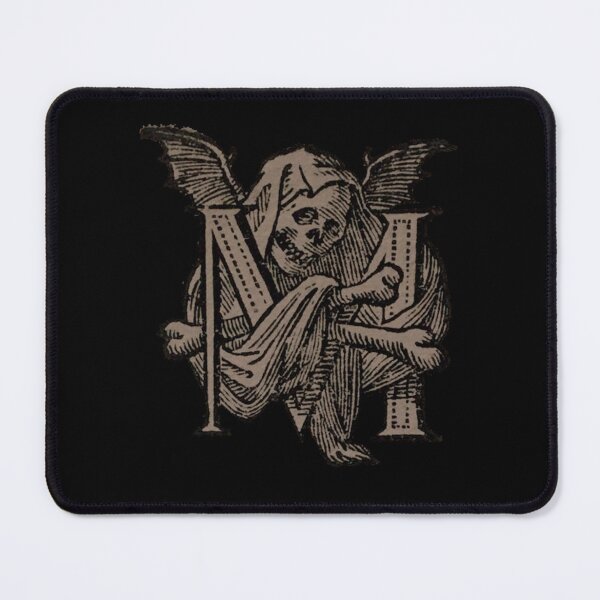 Item preview, Memento Mori Minstrel (brown) - Medieval Woodcut Art designed and sold by Dungeon-Shop.