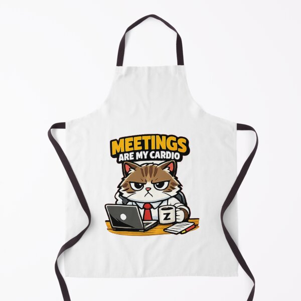 Item preview, Meetings are my cardio designed and sold by DailyQuestPrint.