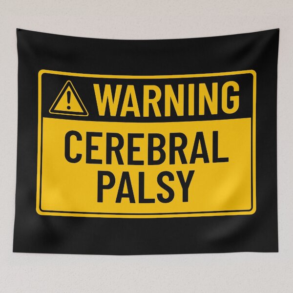 Item preview, Warning: Cerebral Palsy designed and sold by mr-k-store.