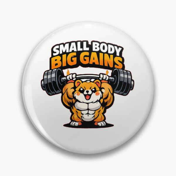 Item preview, small body big gains designed and sold by DailyQuestPrint.