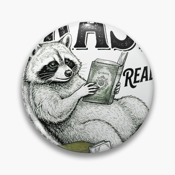 Item preview, Trash Reader Raccoon designed and sold by PDKDesigns.