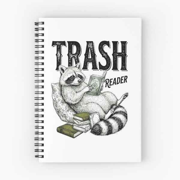 Item preview, Trash Reader Raccoon designed and sold by PDKDesigns.