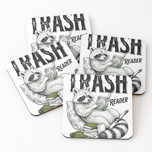 Item preview, Trash Reader Raccoon designed and sold by PDKDesigns.