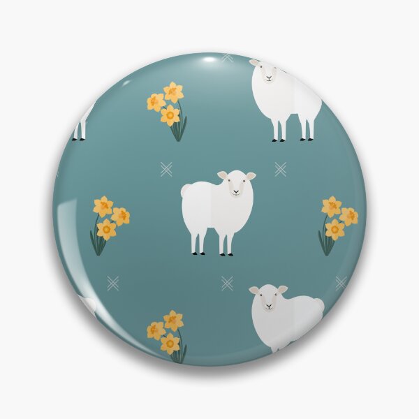 Item preview, Sheep on blue designed and sold by reneesillus.
