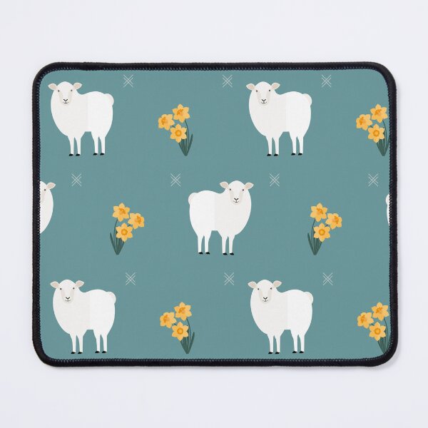 Item preview, Sheep on blue designed and sold by reneesillus.