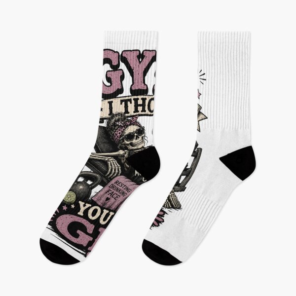 Item preview, Gym or gin? Skeleton's choice! designed and sold by Side Quest Co..