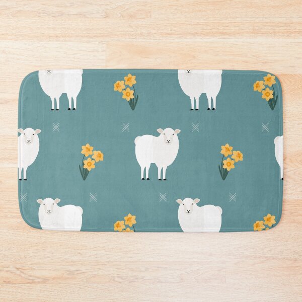 Item preview, Sheep on blue designed and sold by reneesillus.