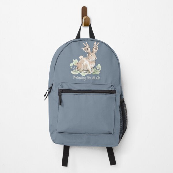 Item preview, Pretending It's All Ok: The Peace Sign Bunny Illustration designed and sold by SoulPT.