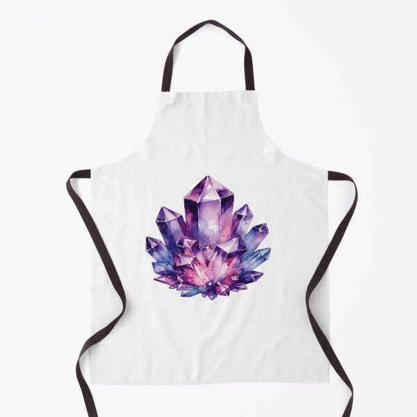 Item preview, Radiant Amethyst Crystal Cluster Sticker designed and sold by Artisan Finds Online.