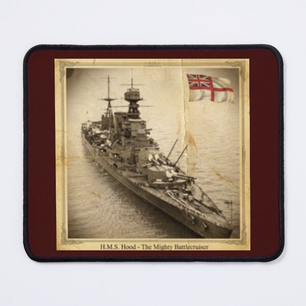 Item preview, HMS Hood Vintage Photography - Retro Royal Navy Battlecruiser designed and sold by The store under the battleship :).