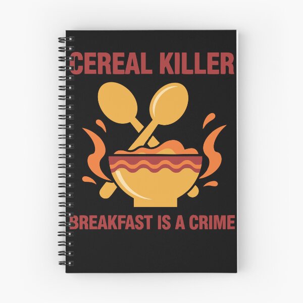 Item preview, Breakfast Funny Cereal Killer Breakfast Is A Crime designed and sold by LuminOrb.