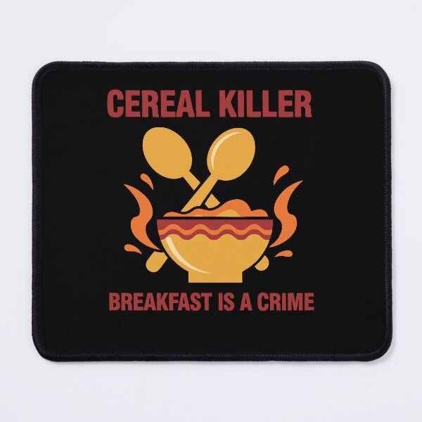 Item preview, Breakfast Funny Cereal Killer Breakfast Is A Crime designed and sold by LuminOrb.