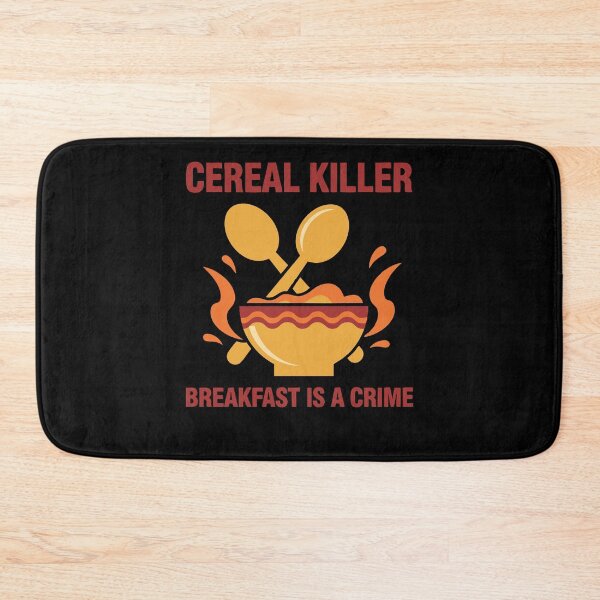 Item preview, Breakfast Funny Cereal Killer Breakfast Is A Crime designed and sold by LuminOrb.