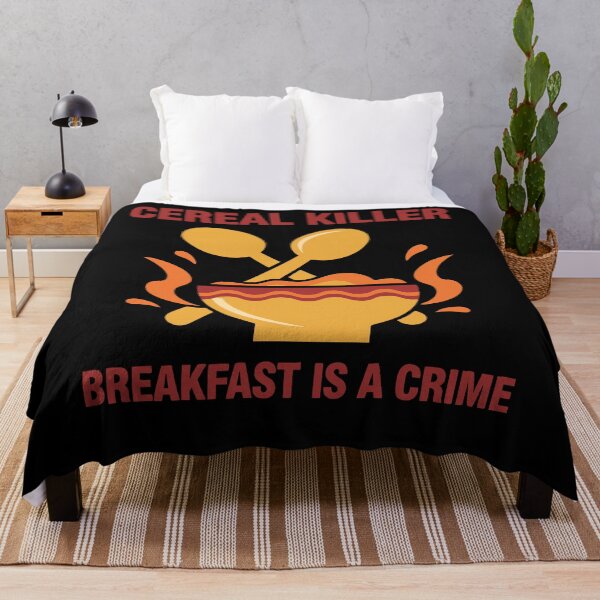 Item preview, Breakfast Funny Cereal Killer Breakfast Is A Crime designed and sold by LuminOrb.