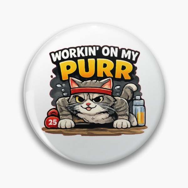 Artikelvorschau, cat workout entworfen und verkauft von DailyQuestPrint.