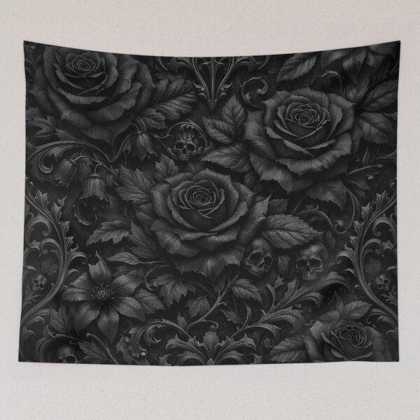 Item preview, Dark Rose Skull Filigree designed and sold by Owcomm.
