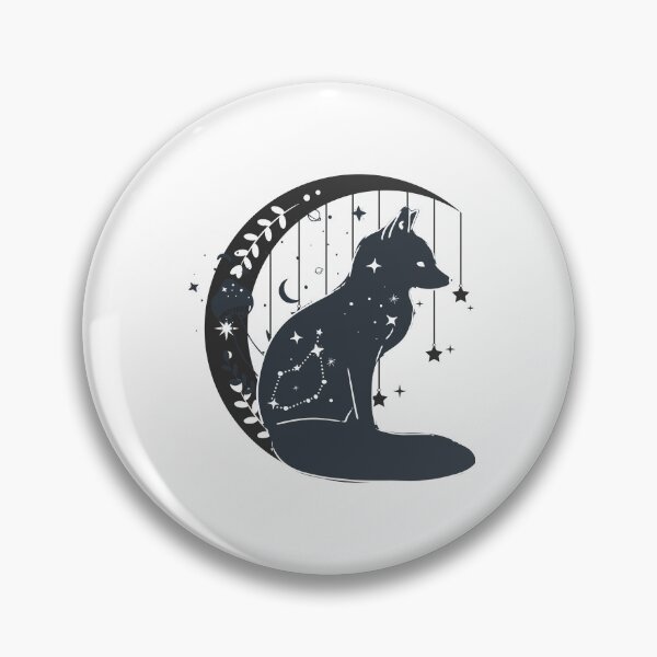 Item preview, Mystical Fox Under the Moon designed and sold by yuki-hana.