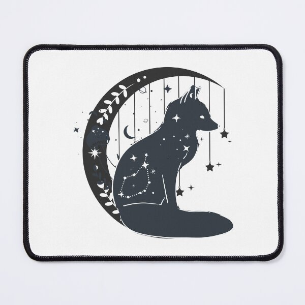 Item preview, Mystical Fox Under the Moon designed and sold by yuki-hana.