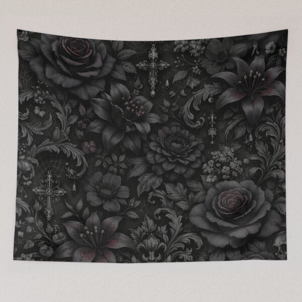 Item preview, Dark Victorian Gothic Floral Pattern designed and sold by Owcomm.