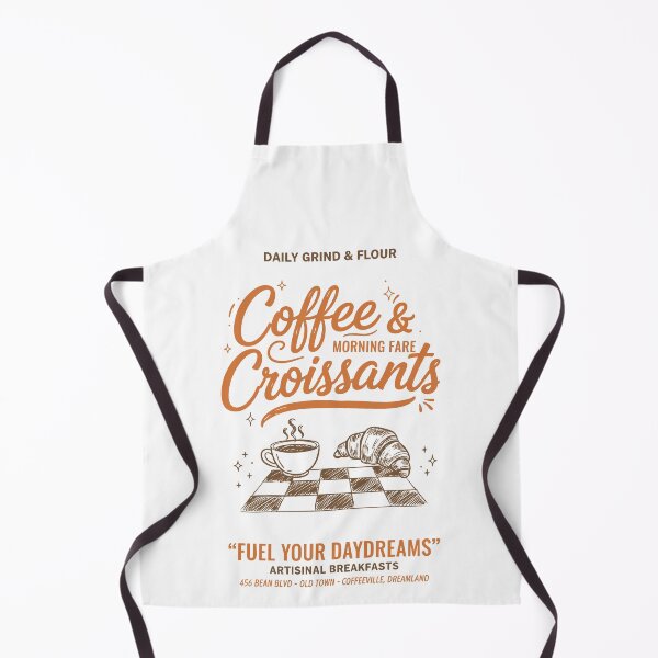 Item preview, Coffee And Croissants Breakfast Brunch designed and sold by LuminOrb.