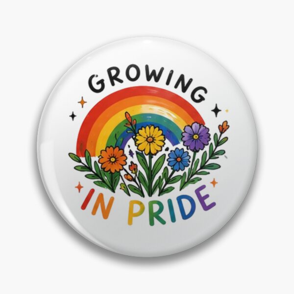 Item preview, Growing in Pride Rainbow Flower designed and sold by Pixanova.