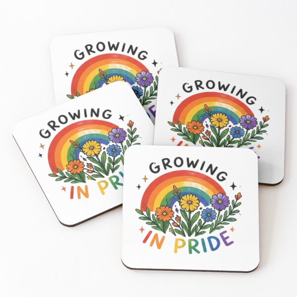 Item preview, Growing in Pride Rainbow Flower designed and sold by Pixanova.