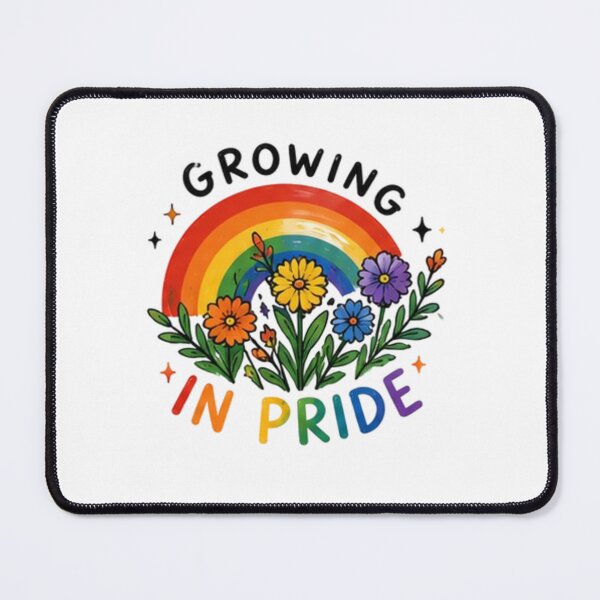 Item preview, Growing in Pride Rainbow Flower designed and sold by Pixanova.
